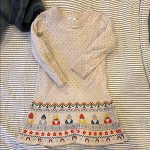 Colorful Patterned Knit Dress